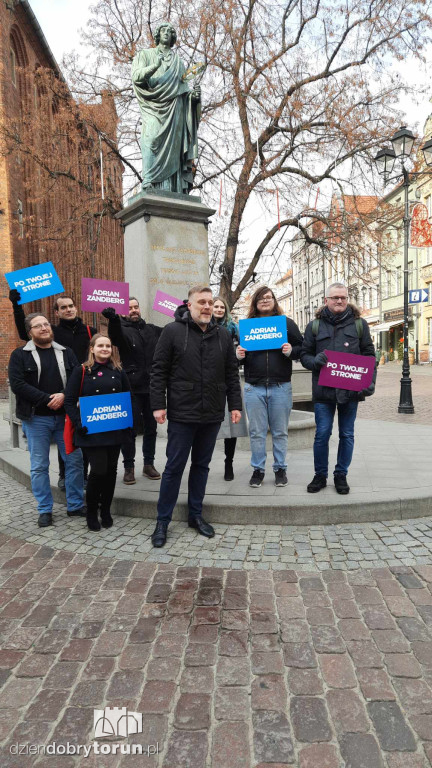 Adrian Zandberg w Toruniu