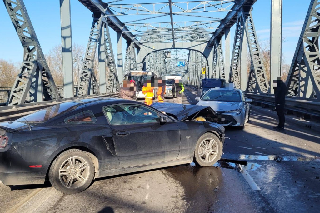 Wypadek na moście Piłsudskiego