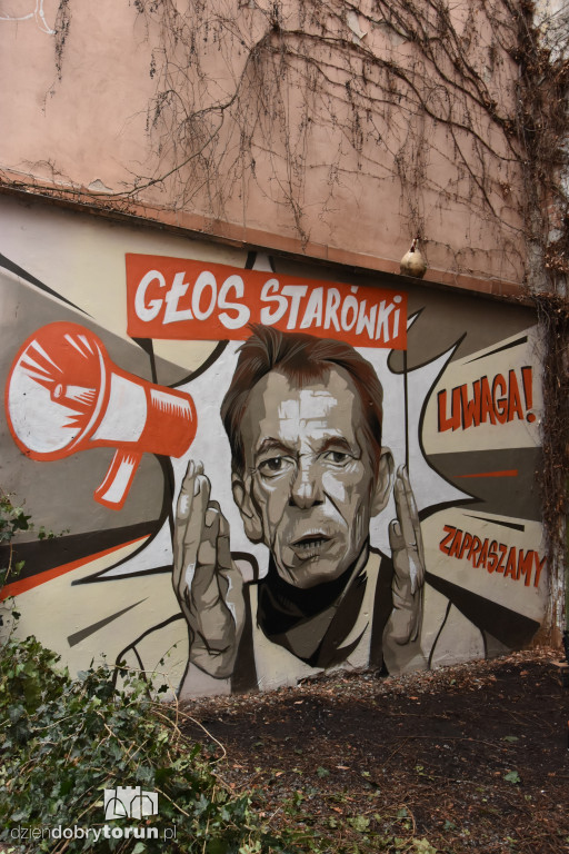 Nowy mural na starówce