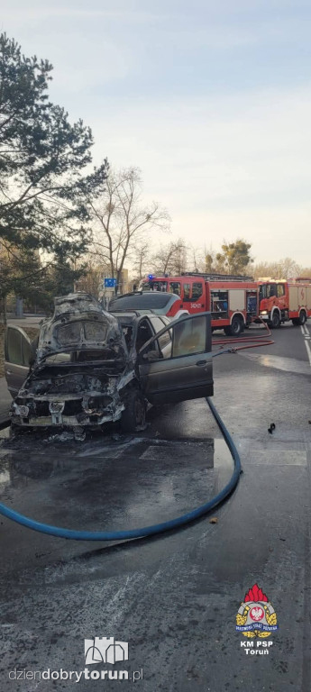 Pożar na Łódzkiej w Toruniu