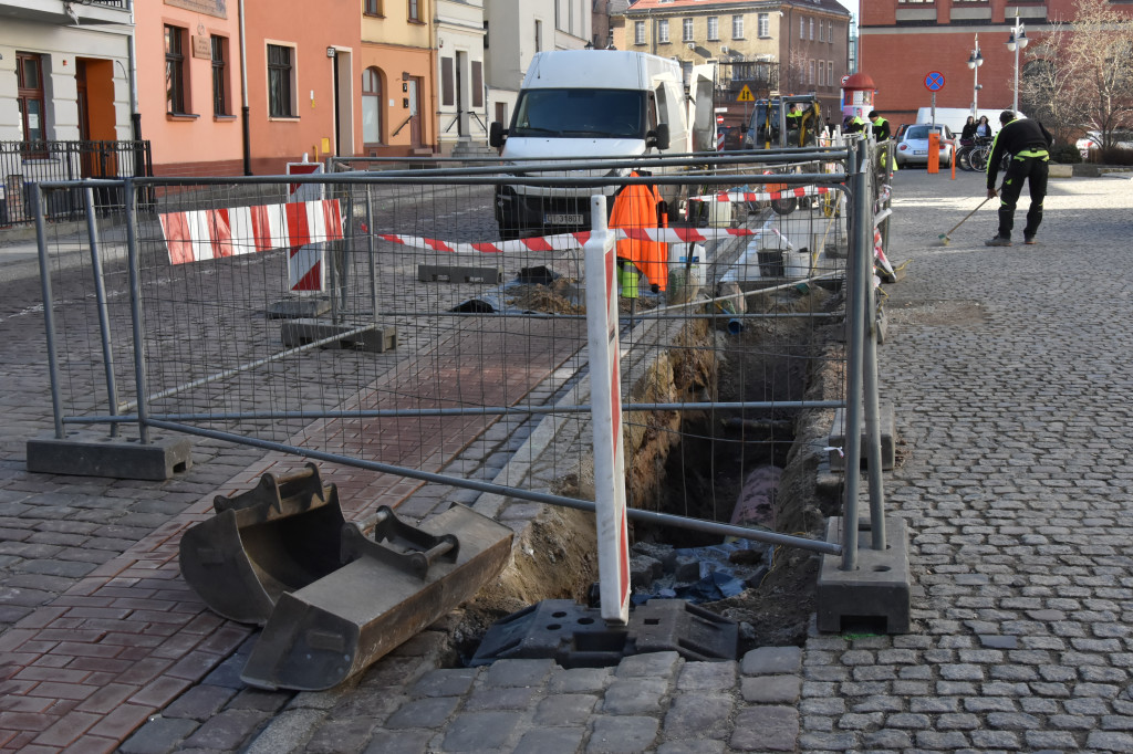 Przebudowa gazociągu na ul. Fosa Staromiejska