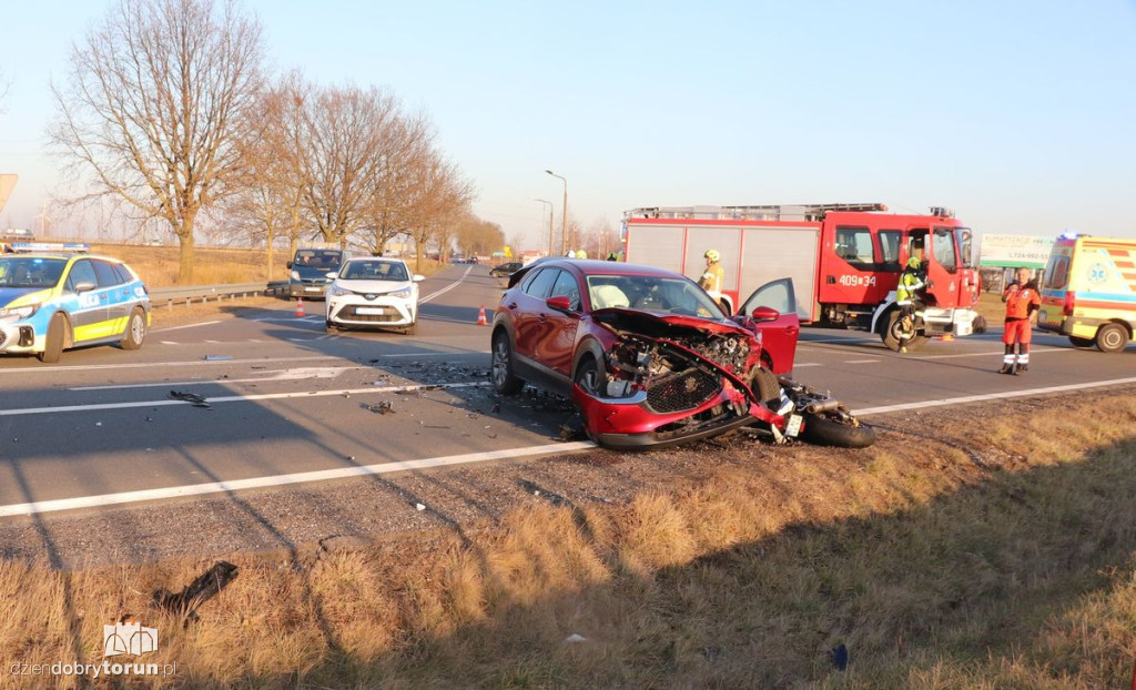 Śmiertelny wypadek na DK91