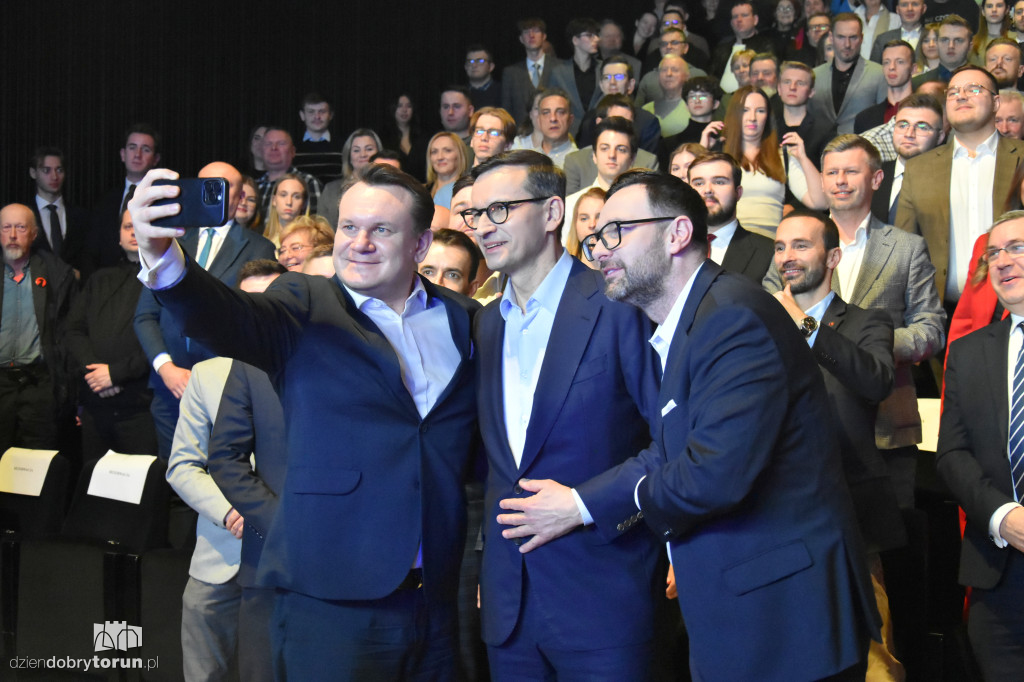 Morawiecki, Tarczyński i Obajtek w Toruniu!