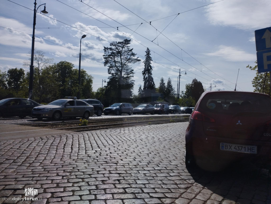 Gigantyczne korki w Toruniu