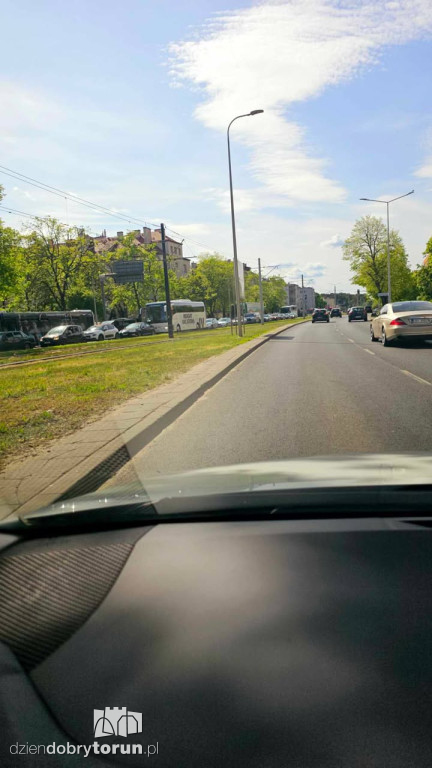 Gigantyczne korki w Toruniu