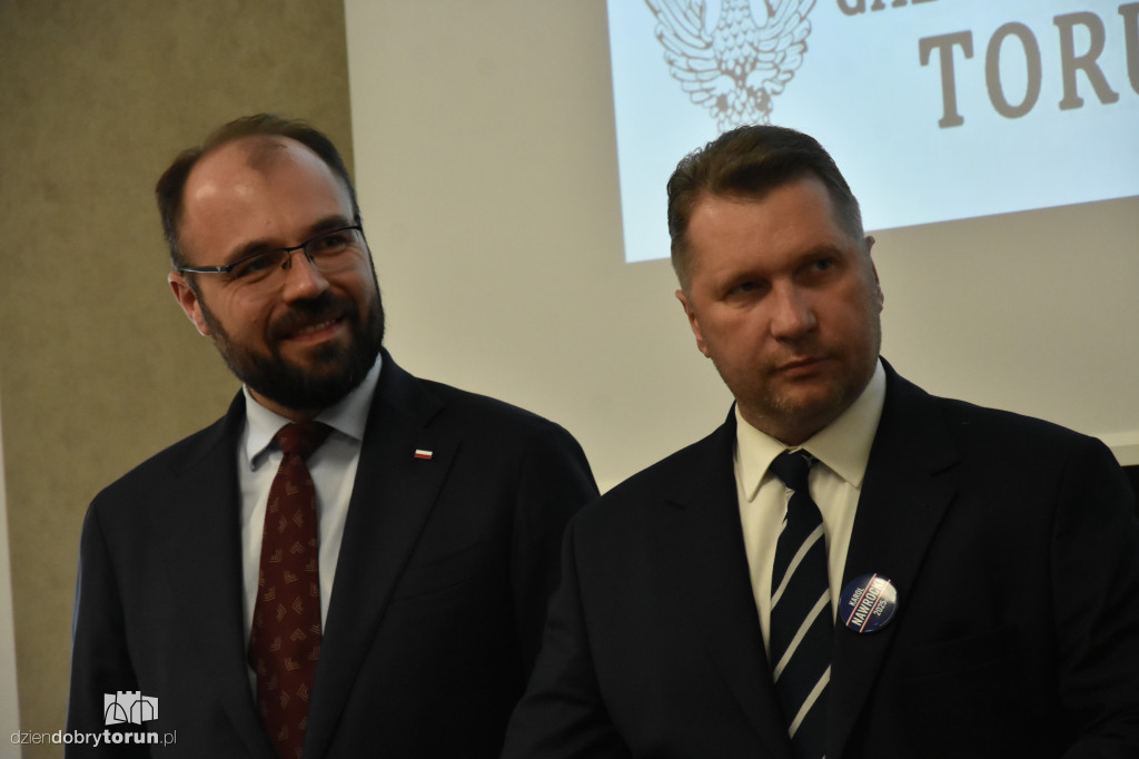 Przemysław Czarnek w Toruniu