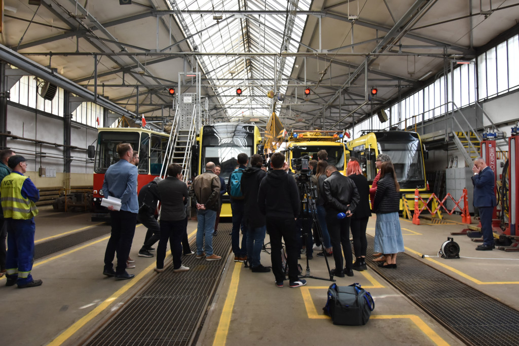 Konferencja w sprawie nowej zajezdni tramwajowej
