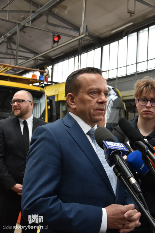 Konferencja w sprawie nowej zajezdni tramwajowej