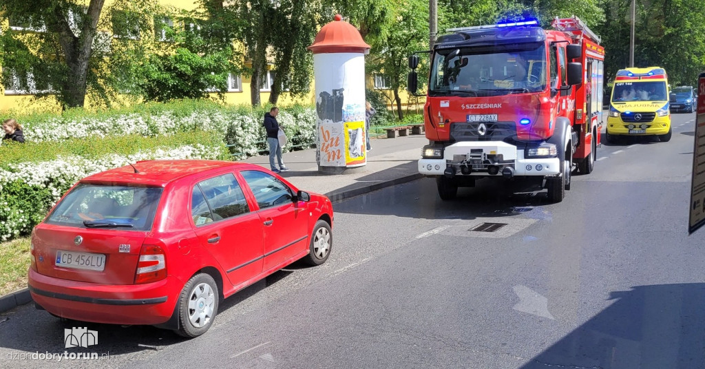 Kolizje na na Szosie Lubickiej i Łyskowskiego