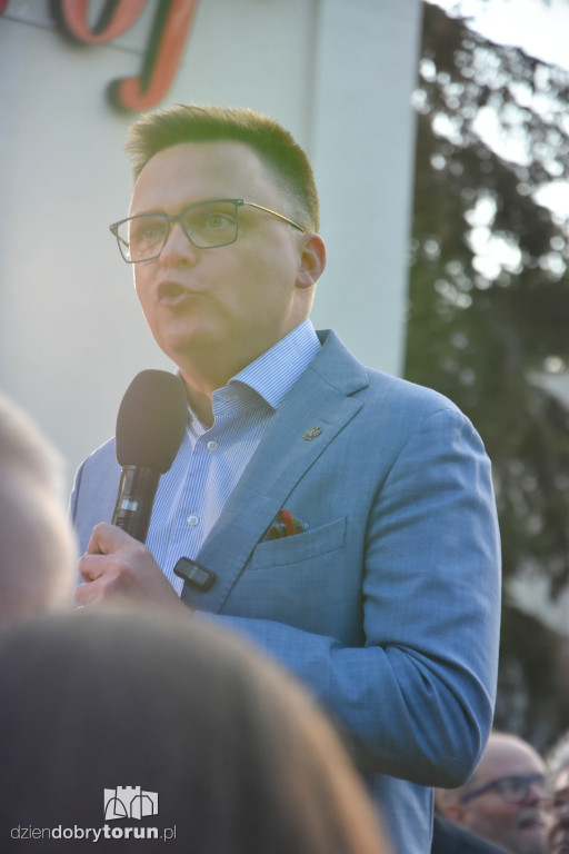 Szymon Hołownia w Ciechocinku