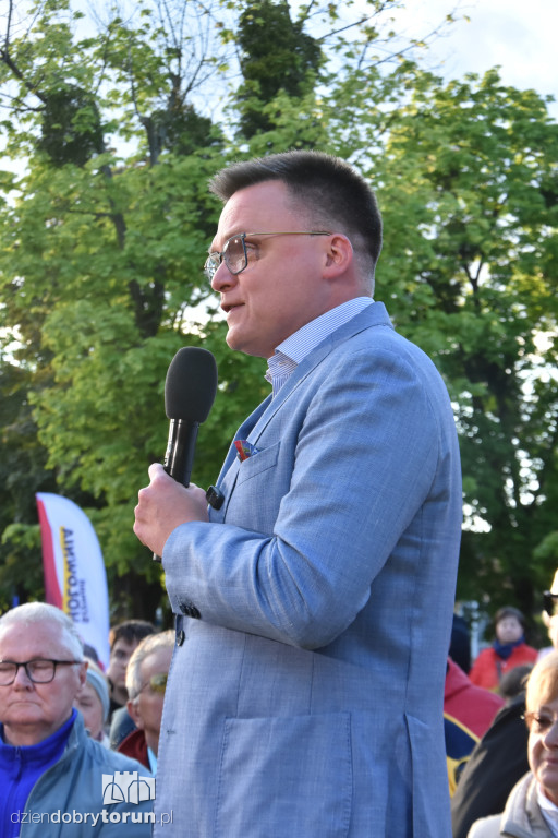 Szymon Hołownia w Ciechocinku