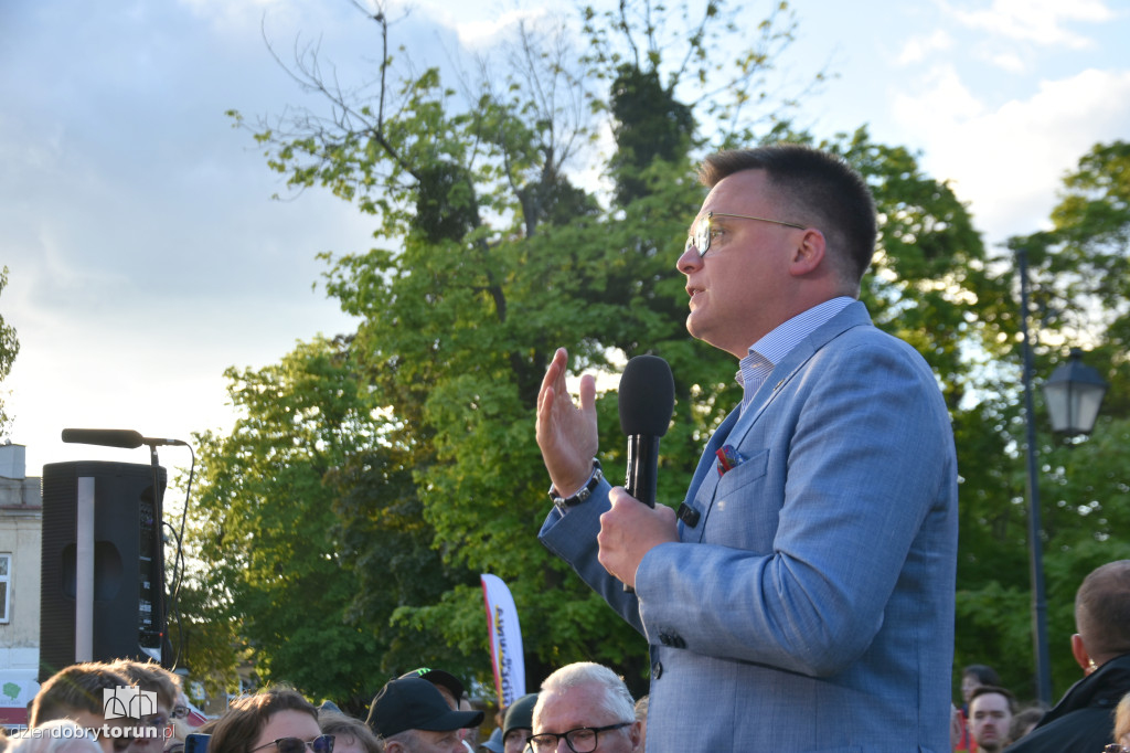 Szymon Hołownia w Ciechocinku