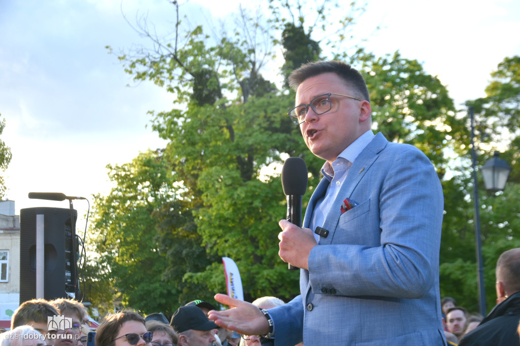 Szymon Hołownia w Ciechocinku