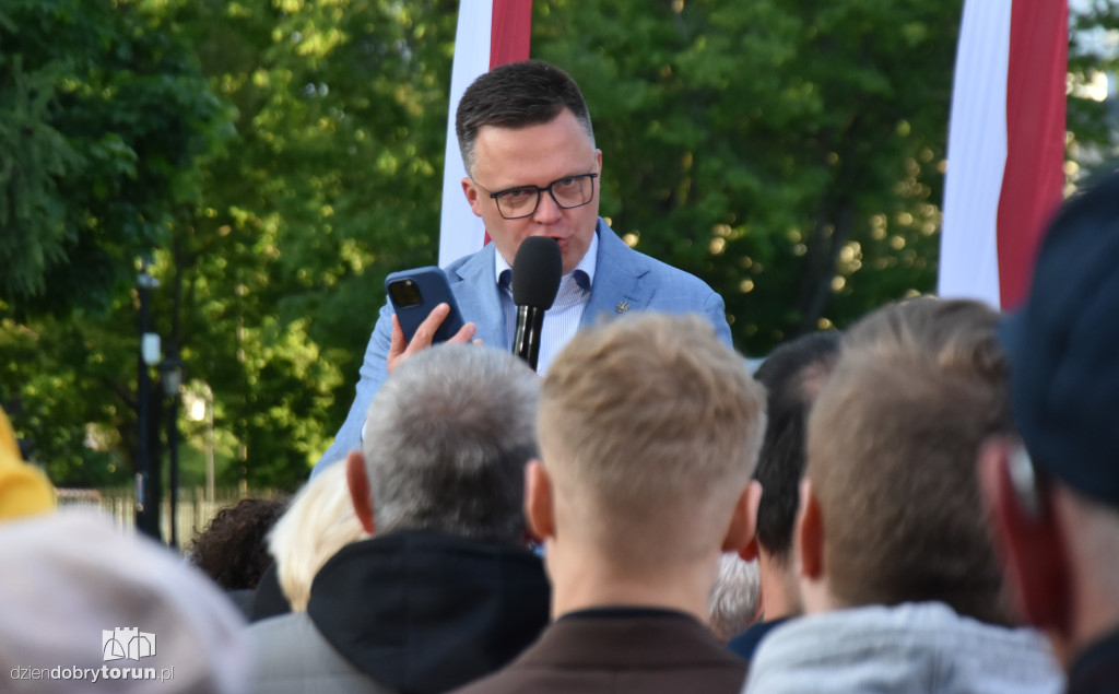 Szymon Hołownia w Ciechocinku