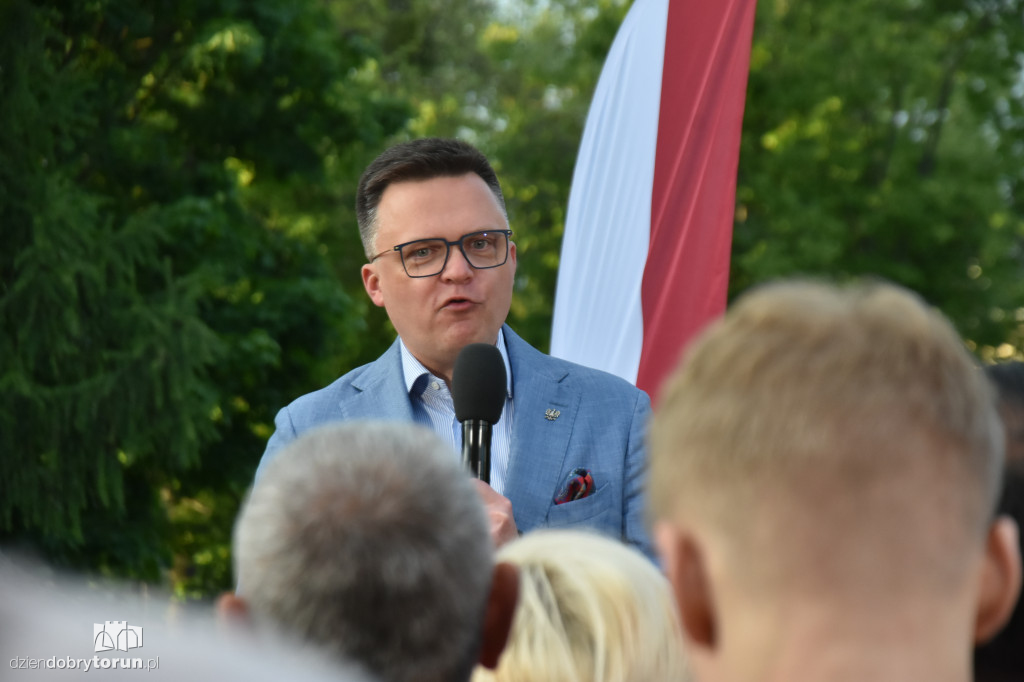 Szymon Hołownia w Ciechocinku