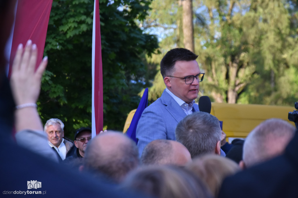 Szymon Hołownia w Ciechocinku
