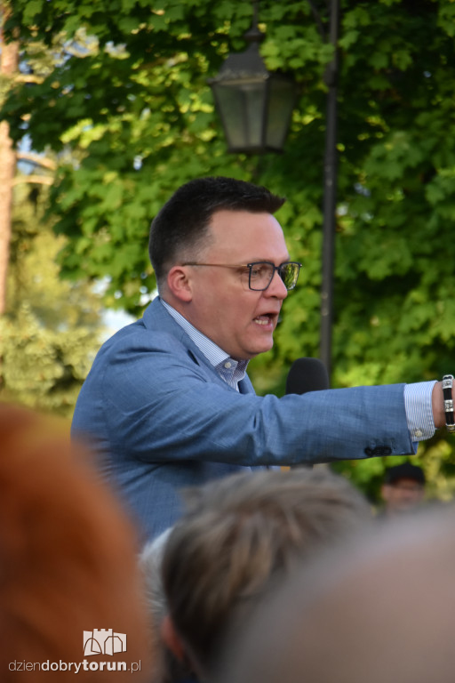 Szymon Hołownia w Ciechocinku