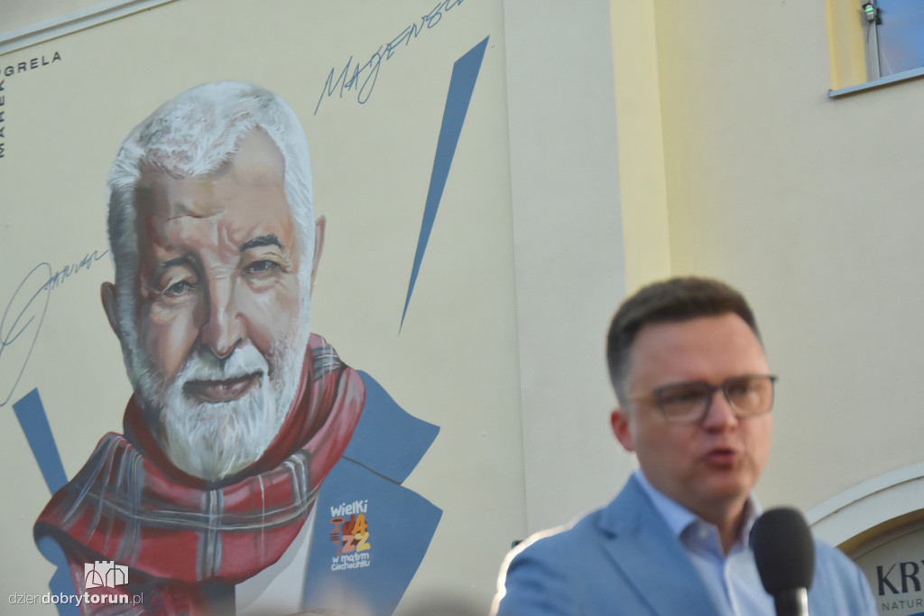 Szymon Hołownia w Ciechocinku