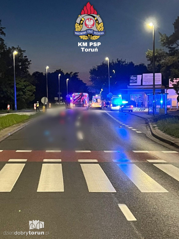 Wjechał w niego na przejściu. Pieszy nie przeżył
