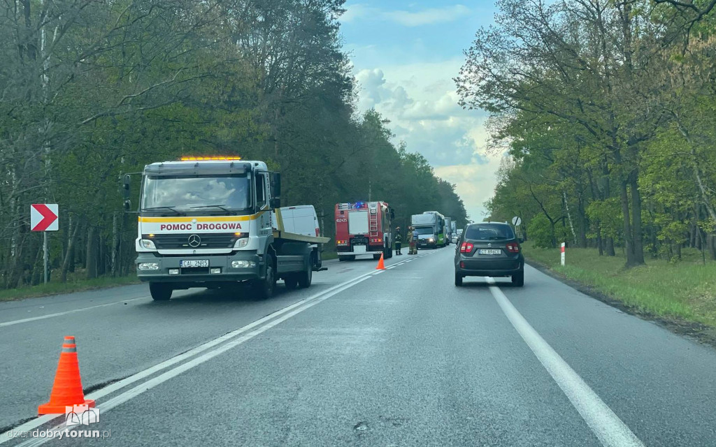 Groźny wypadek na DK91