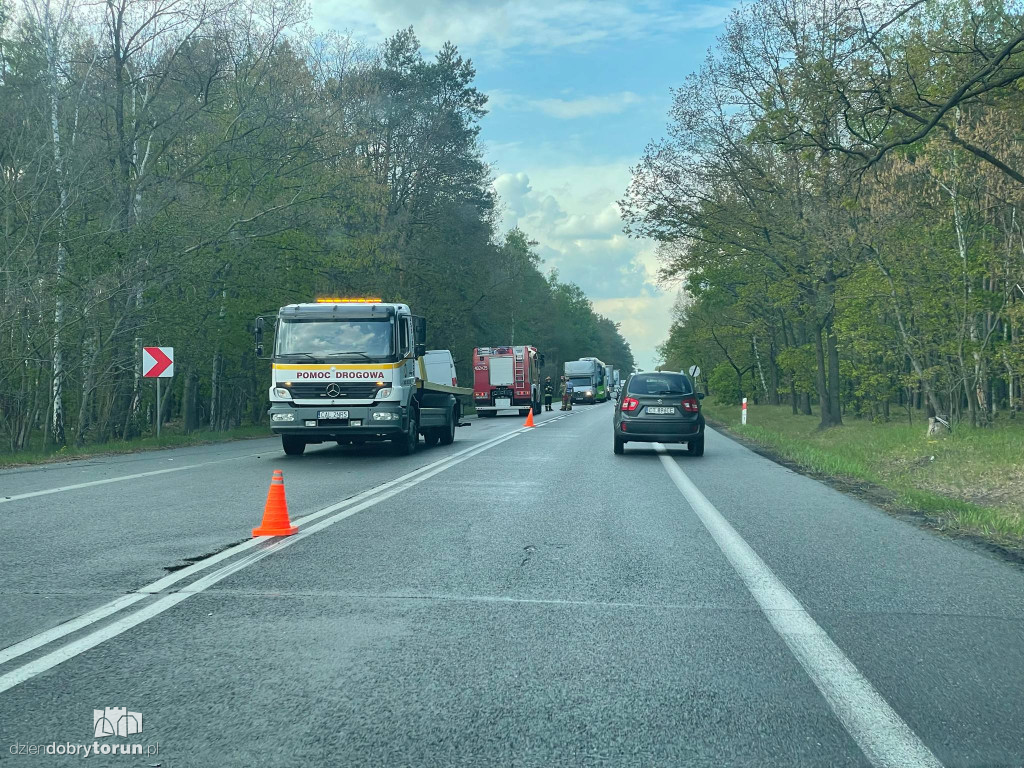 Groźny wypadek na DK91
