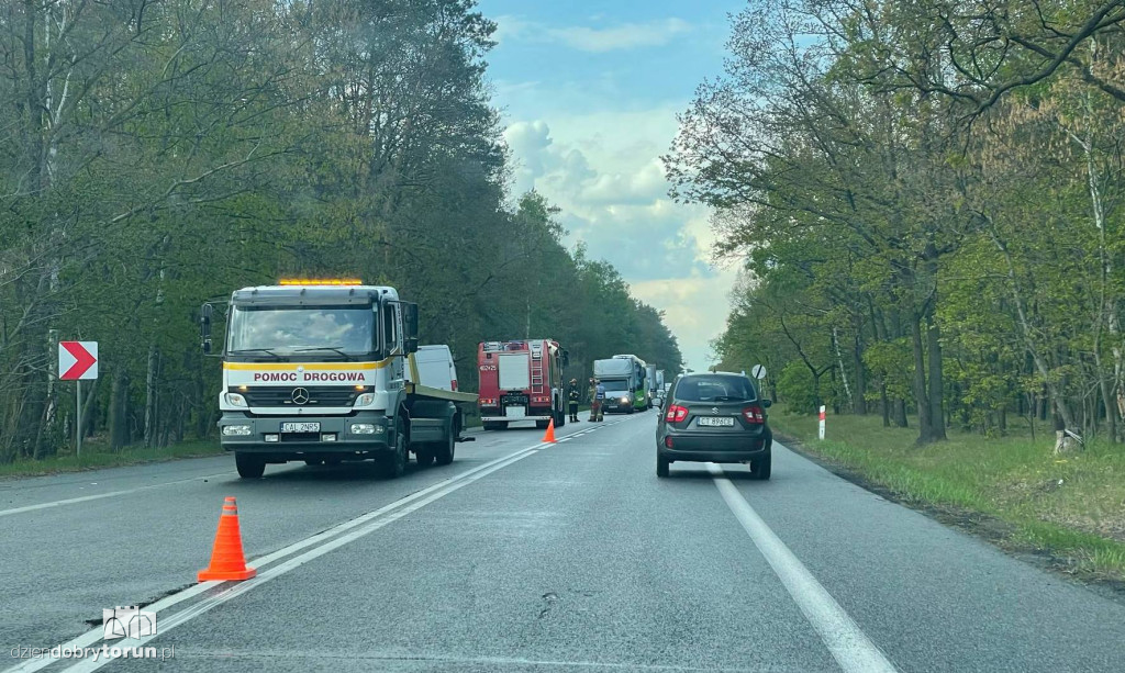Groźny wypadek na DK91
