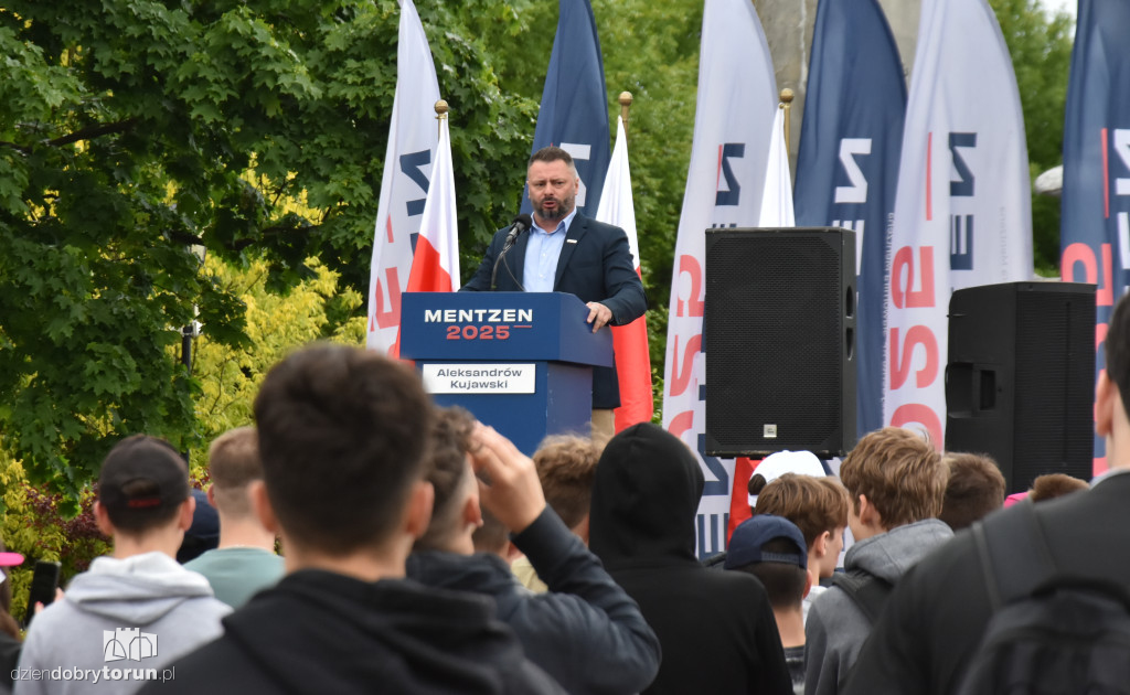 Sławomir Mentzen w Aleksandrowie Kujawskim