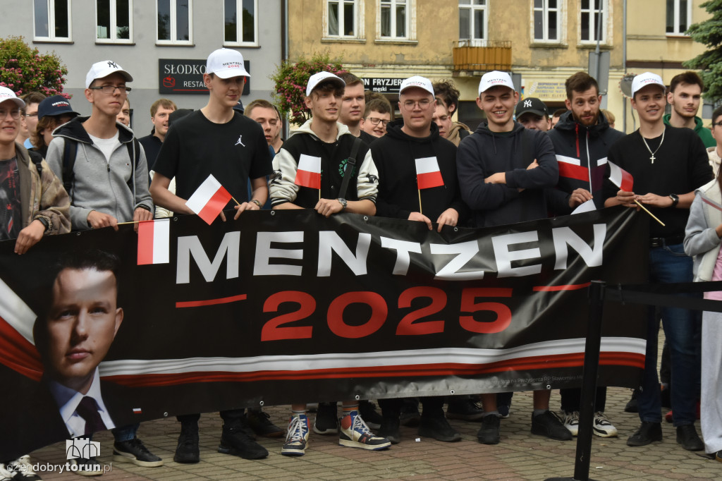 Sławomir Mentzen w Aleksandrowie Kujawskim