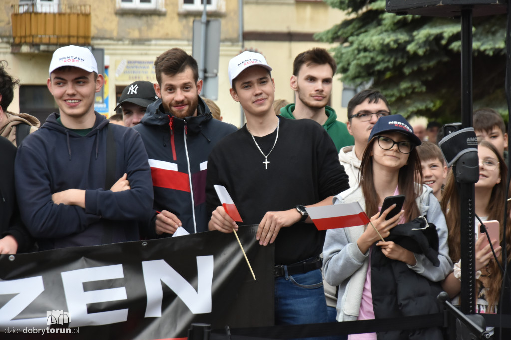 Sławomir Mentzen w Aleksandrowie Kujawskim
