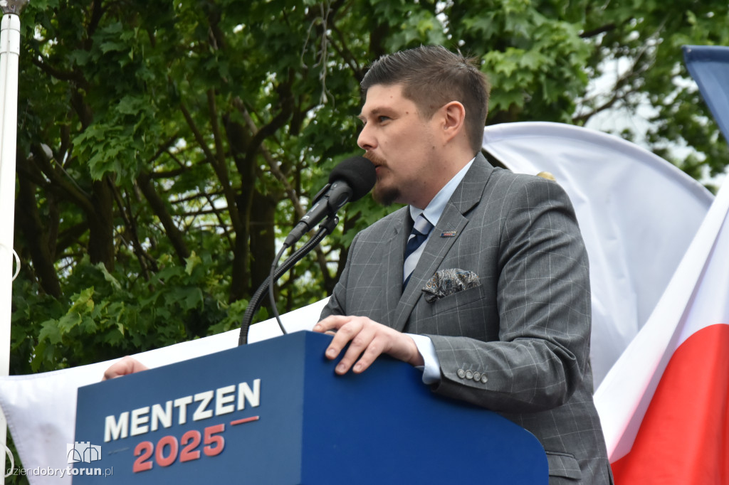 Sławomir Mentzen w Aleksandrowie Kujawskim