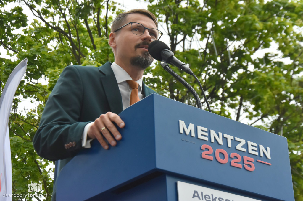 Sławomir Mentzen w Aleksandrowie Kujawskim