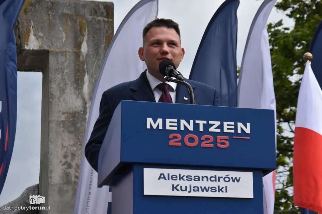 Sławomir Mentzen w Aleksandrowie Kujawskim