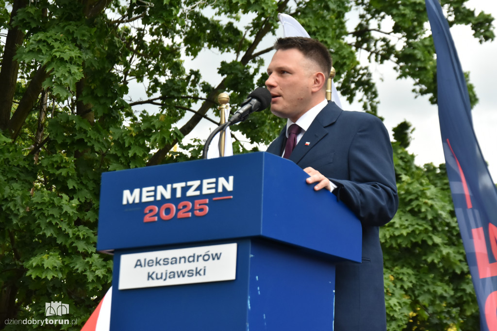 Sławomir Mentzen w Aleksandrowie Kujawskim