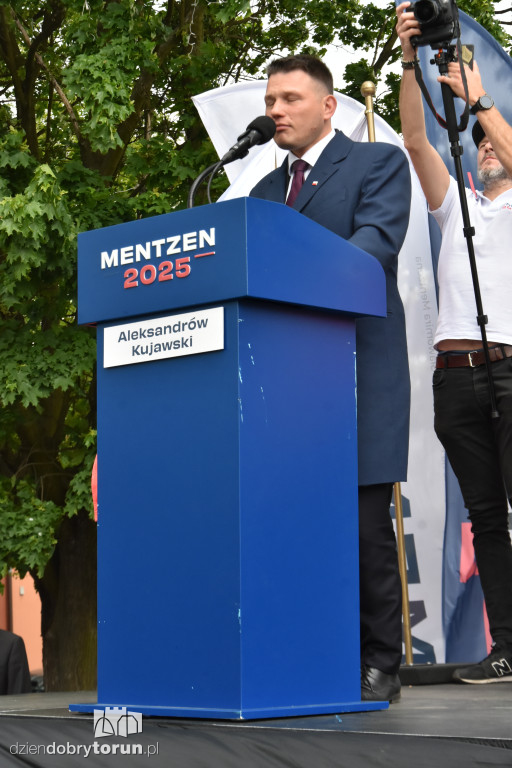 Sławomir Mentzen w Aleksandrowie Kujawskim