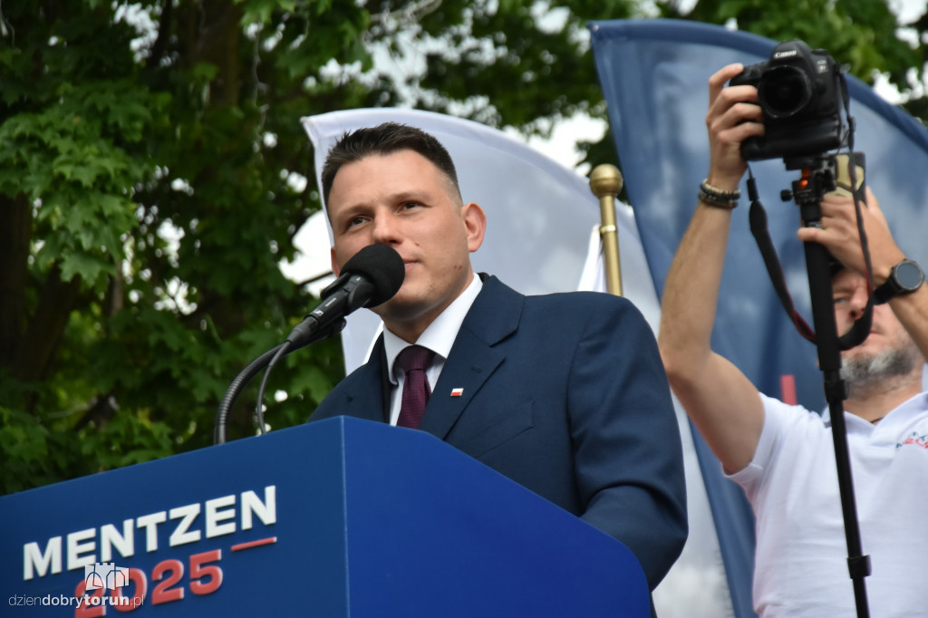 Sławomir Mentzen w Aleksandrowie Kujawskim