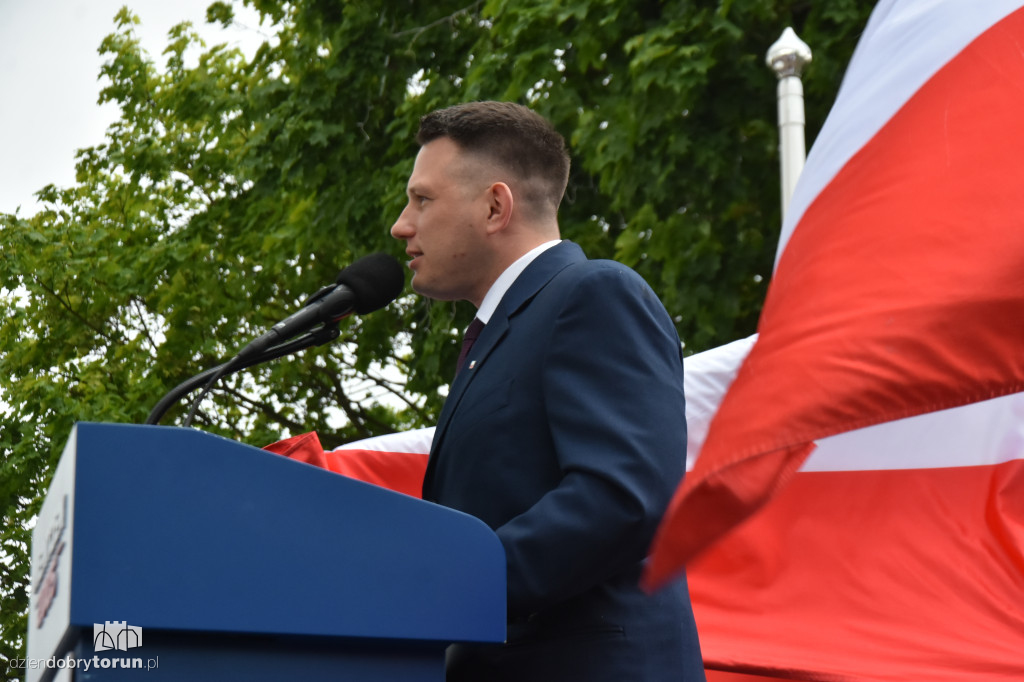 Sławomir Mentzen w Aleksandrowie Kujawskim