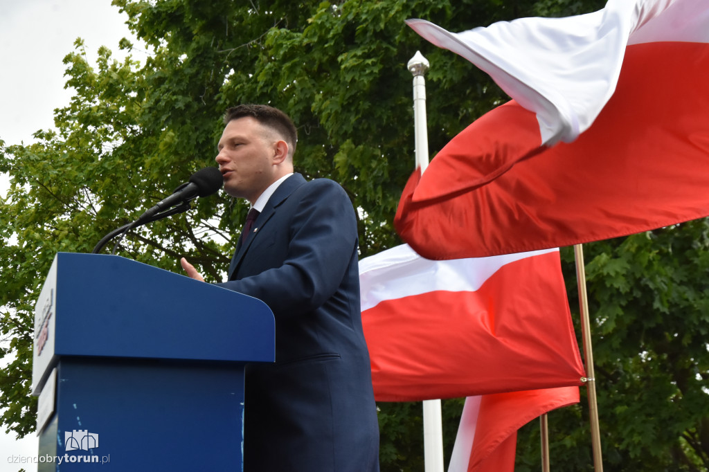 Sławomir Mentzen w Aleksandrowie Kujawskim