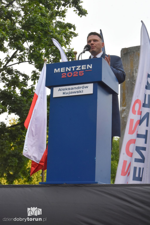 Sławomir Mentzen w Aleksandrowie Kujawskim