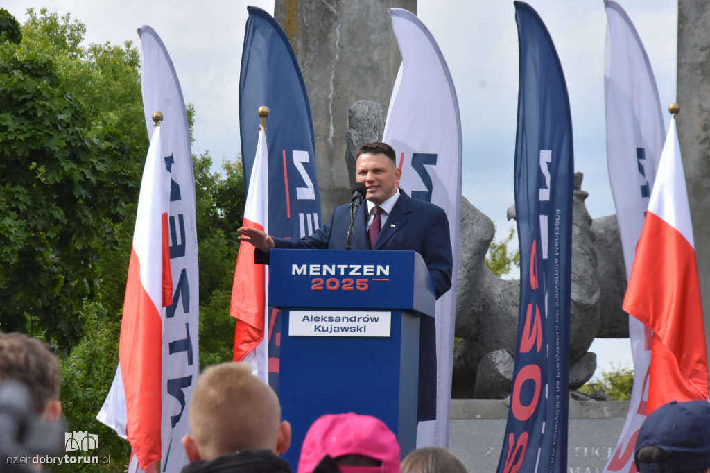 Sławomir Mentzen w Aleksandrowie Kujawskim