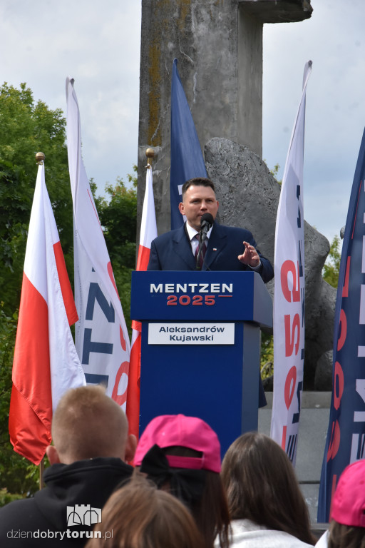 Sławomir Mentzen w Aleksandrowie Kujawskim