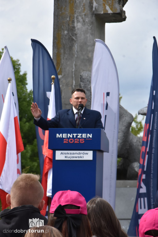 Sławomir Mentzen w Aleksandrowie Kujawskim
