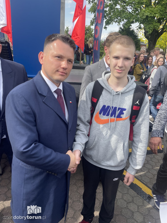 Selfie z Mentzenem w Aleksandrowie Kujawskim