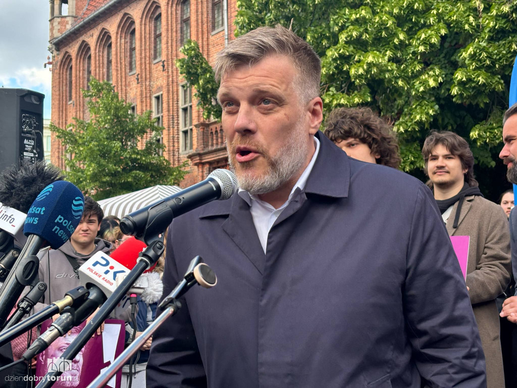 Zandberg w Toruniu na chwilę przed ciszą wyborczą
