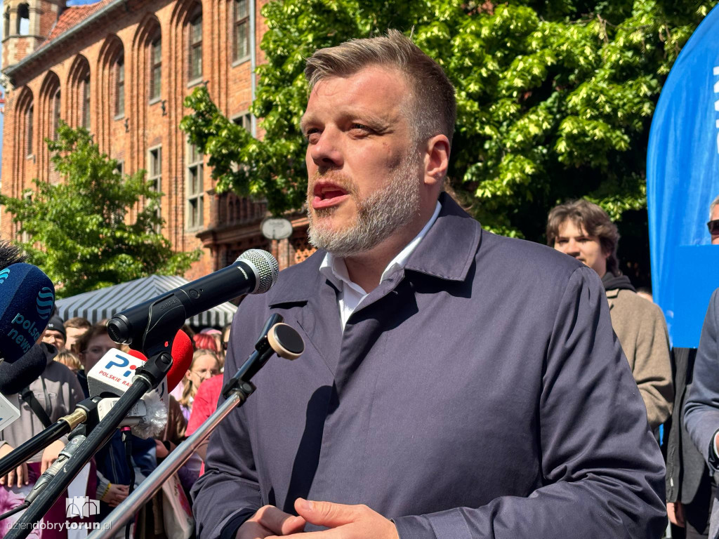Zandberg w Toruniu na chwilę przed ciszą wyborczą