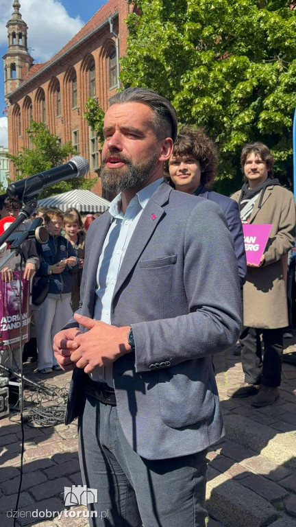 Zandberg w Toruniu na chwilę przed ciszą wyborczą