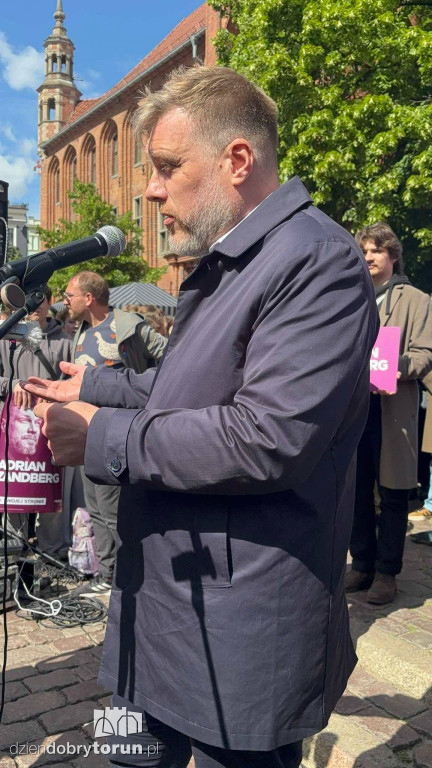 Zandberg w Toruniu na chwilę przed ciszą wyborczą