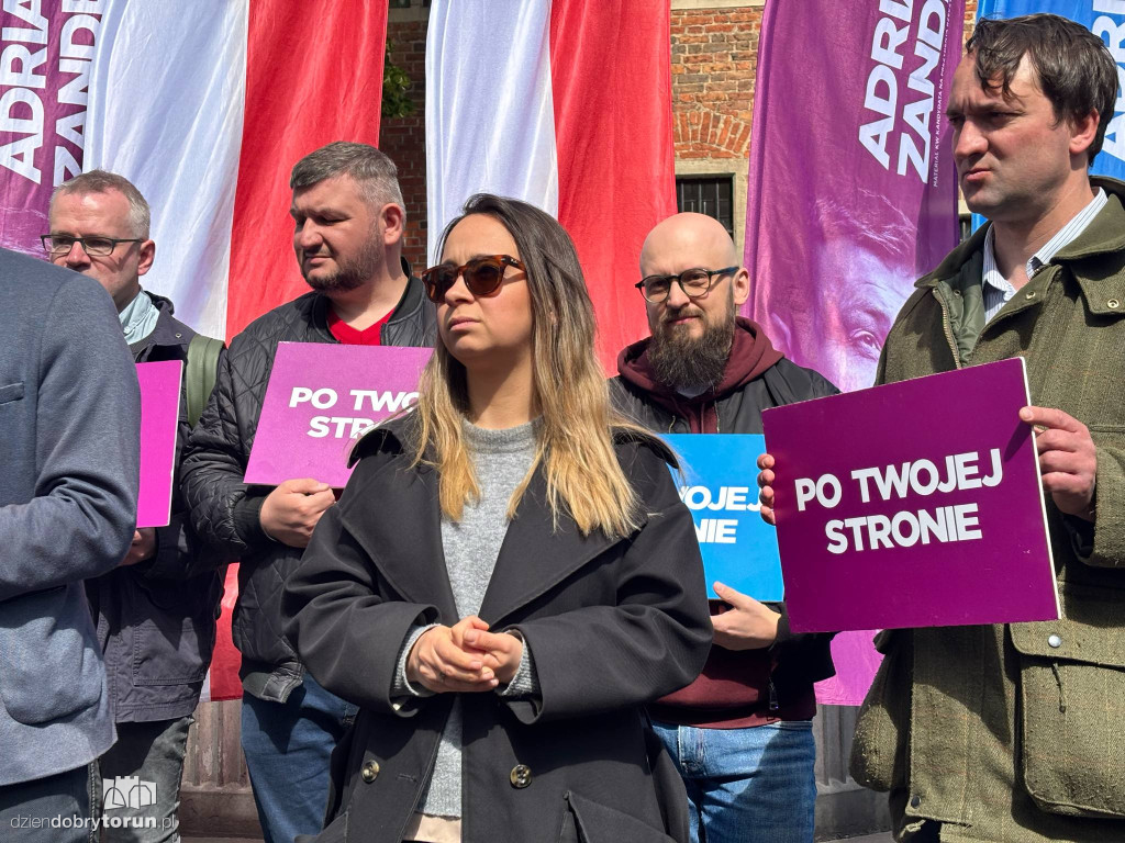 Zandberg w Toruniu na chwilę przed ciszą wyborczą