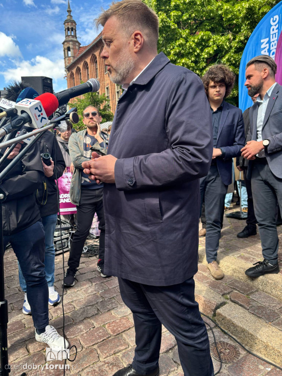 Zandberg w Toruniu na chwilę przed ciszą wyborczą