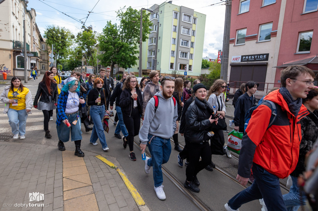 Pochód studencki rozpoczynający Piernikalia
