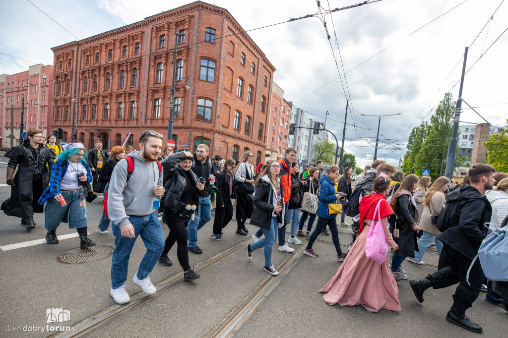Pochód studencki rozpoczynający Piernikalia